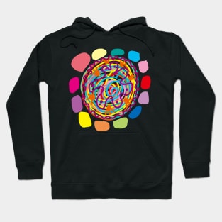 Abstract floral Hoodie